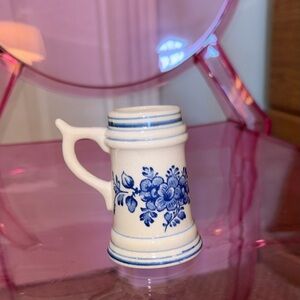 Delft-style Mini Beer Stein